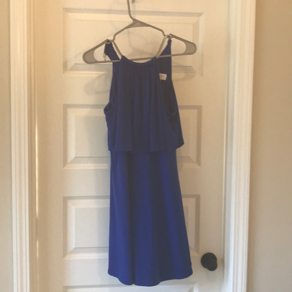 Jessica Simpson blue dress